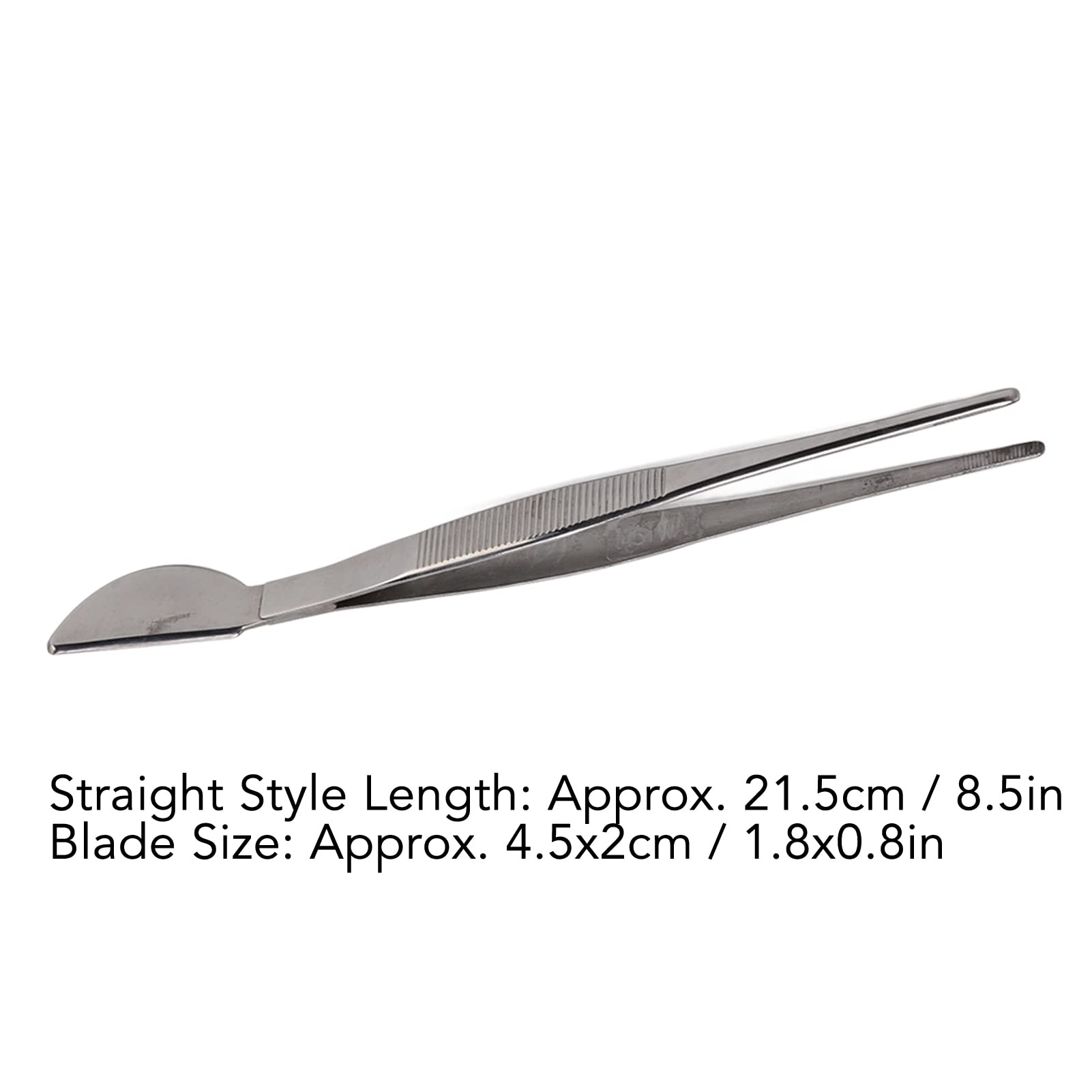 Fdit Stainless Steel Bonsai Tweezers - Long Handled Gardening Tool for Plants, Succulents & Precision Work | Straight Tip Design for Pruning, Repotting & Detailed Plant Care