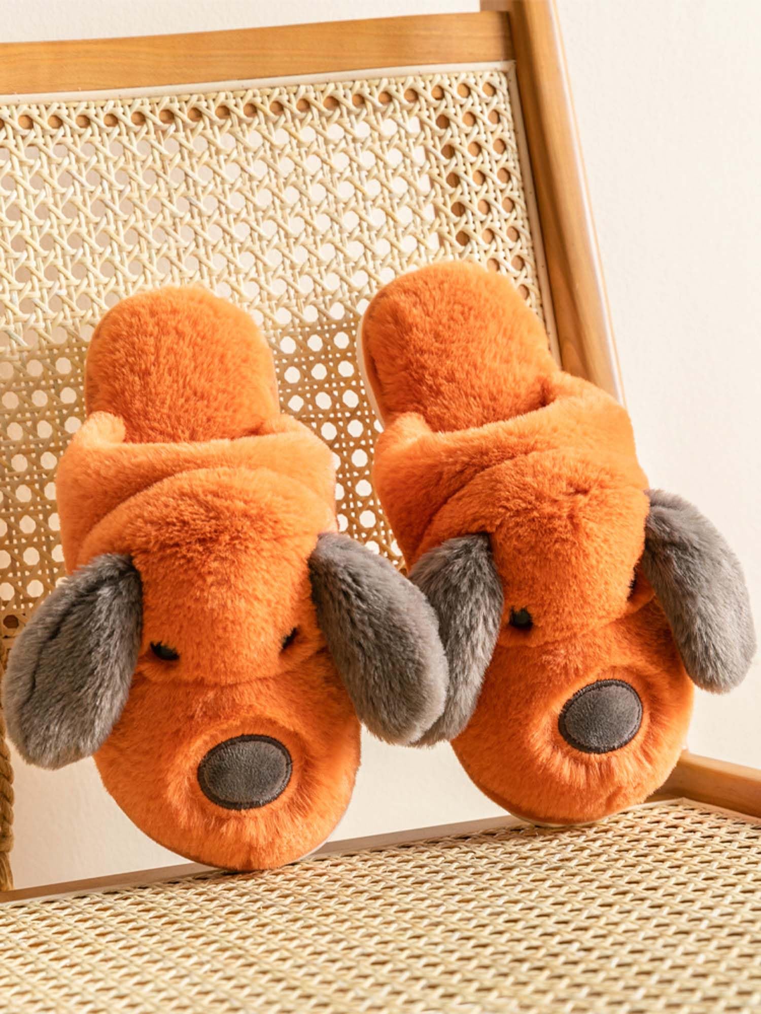 Hopelong Women's Bunny Ear Slippers - Soft Fuzzy Indoor House Shoes with Cute Animal Design for Cozy Home, Lounge & Gift Giving