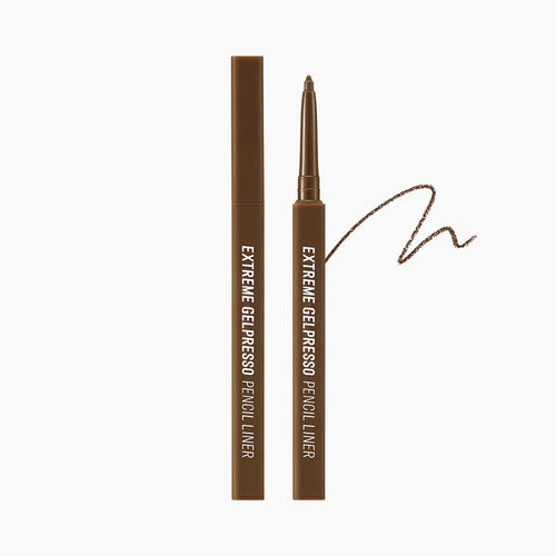 CLIO Extreme Gelpresso Pencil Eyeliner 0.35g - Long Lasting Waterproof Smudge Proof Eye Liner for Precise Winged Liner & Tightlining - Perfect for Everyday Makeup & Special Occasions