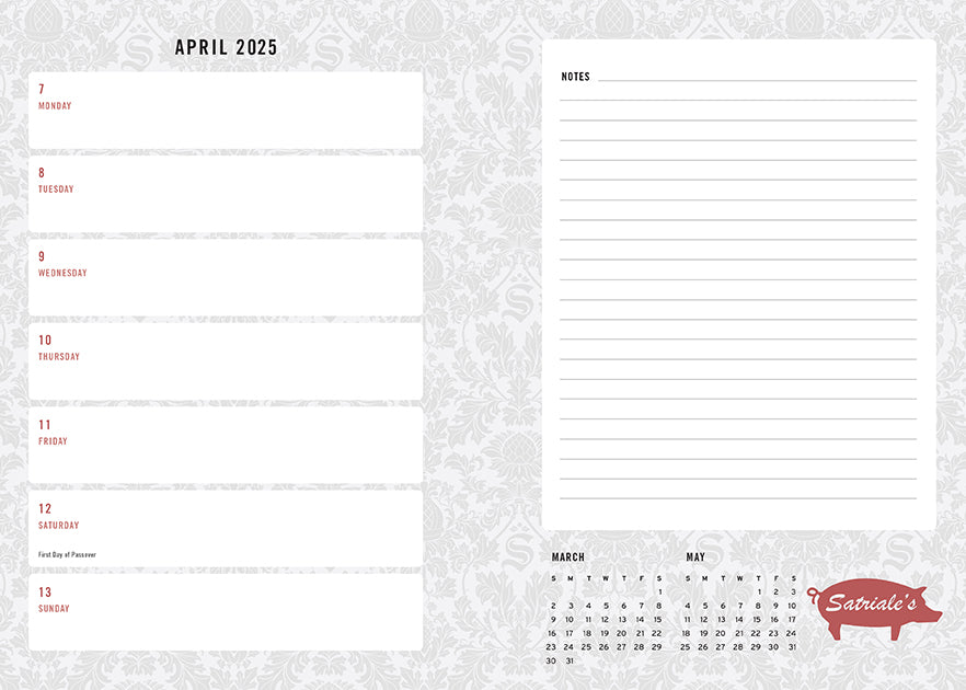 The Sopranos 2025 Weekly Planner - 13 Month Calendar with Quotes | Perfect for TV Show Fans, Office & School Organization, Gift Idea