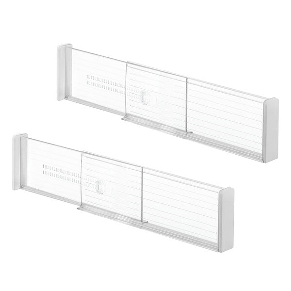 Linen Adjustable Deep Drawer Organizer Divider - Expandable Storage Solution for Kitchen, Office & Bedroom Drawers