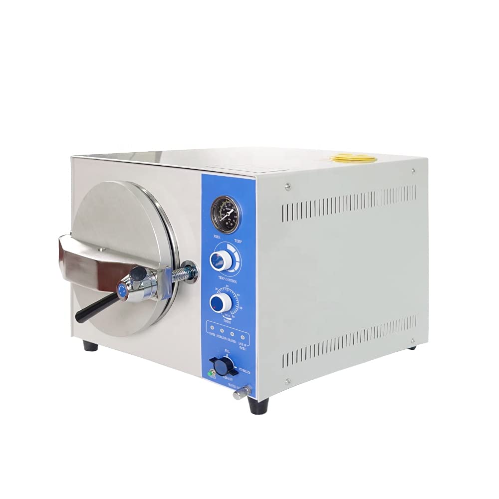 20L Table Top Steam Sterilizer Autoclave Machine for Laboratory Use - Perfect for Medical, Dental, and Tattoo Equipment Sterilization