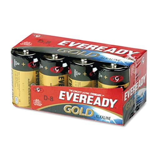 Eveready Gold Alkaline C Batteries (4-Pack) - Long-Lasting Power for Flashlights, Toys & Electronics - EVEA938