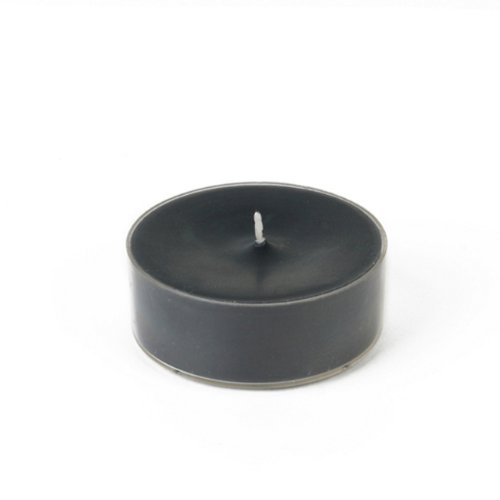 144-Piece Mega Oversized Tealight Candles in Black - Long-Lasting Flameless LED Candles for Home Decor, Weddings, Parties & Romantic Ambiance