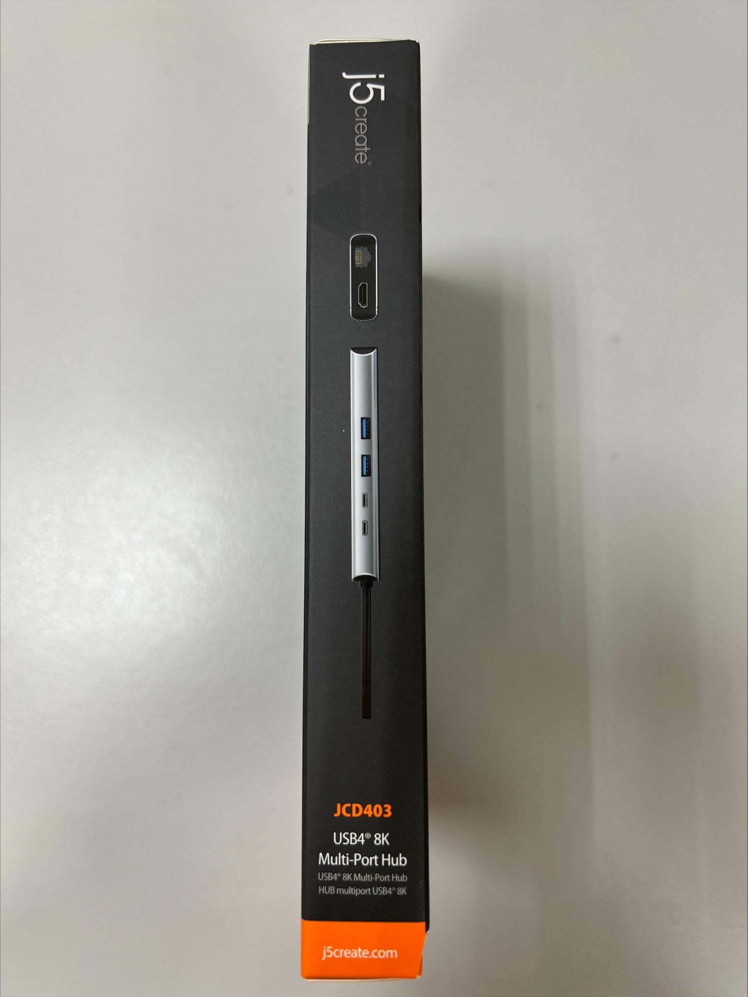 J5Create USB4 8K Multi-Function Hub with 8K60/4K144 HDMI, 2.5G Ethernet, 100W PD Charging, 10Gbps USB-A & USB-C Ports - Compatible with MacBook, Windows, Thunderbolt 3/4 & USB4 Devices (JCD403) - Perfect for Home Office, Gaming & 4K/8K Video Editing