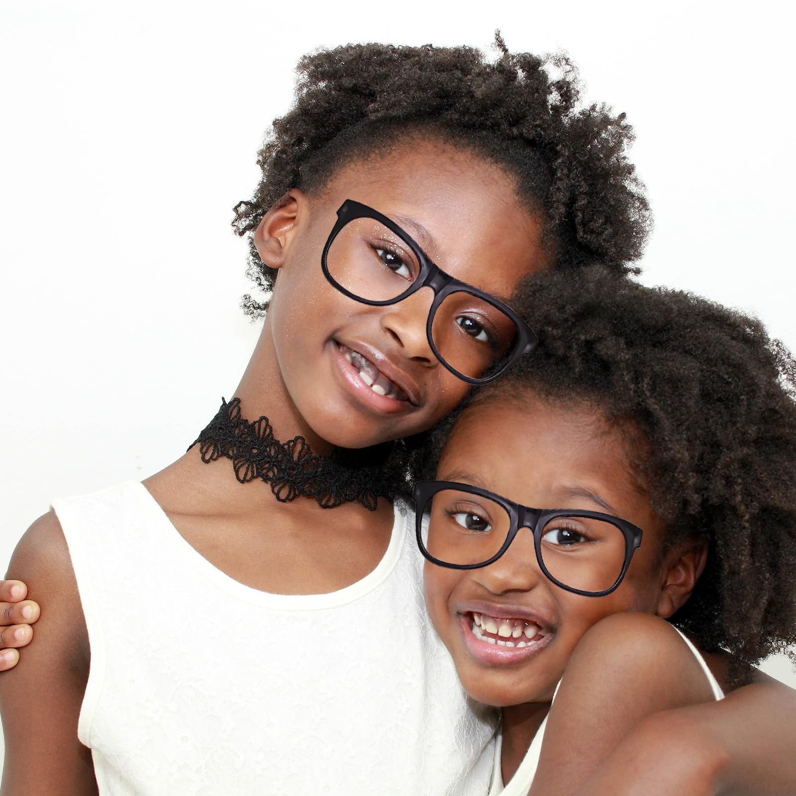 12 Pack Neon Frame Costume Glasses (No Lens) - Halloween Party Decorations, Birthday Party Favors, Cosplay Accessories & Photo Booth Props for Adults & Kids