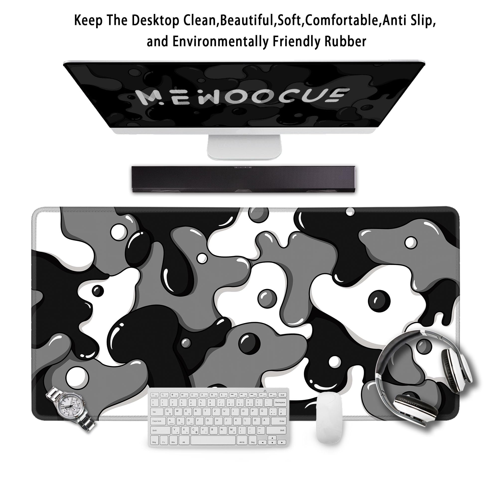 MEWOOCUE® Large Gaming Mouse Pad (31.5
