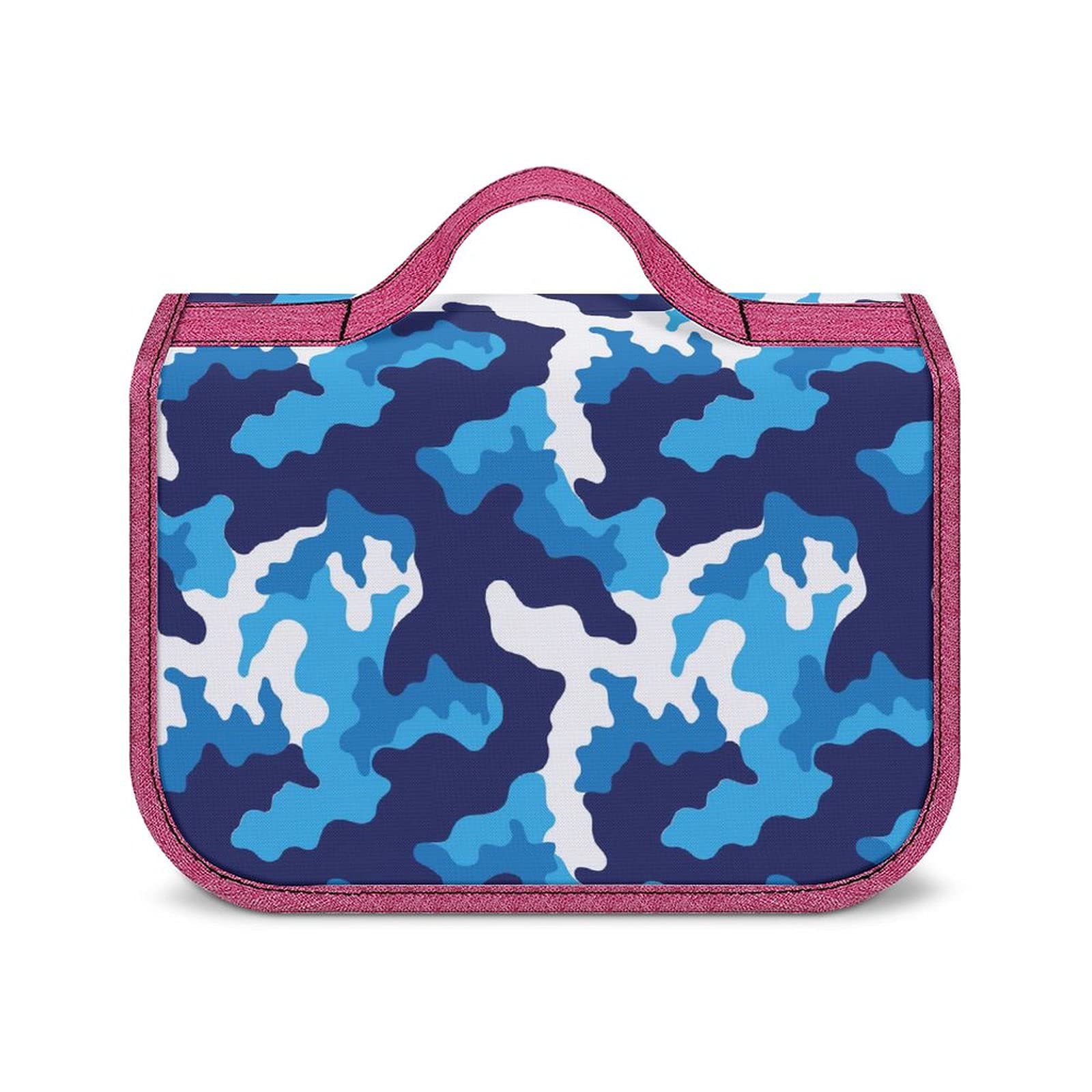 Stylish Camouflage Toiletry Bag with Hanging Hook - Waterproof Travel Makeup Organizer for Gym, Bathroom & Camping - Perfect Cosmetic Storage Pouch for Women & Men