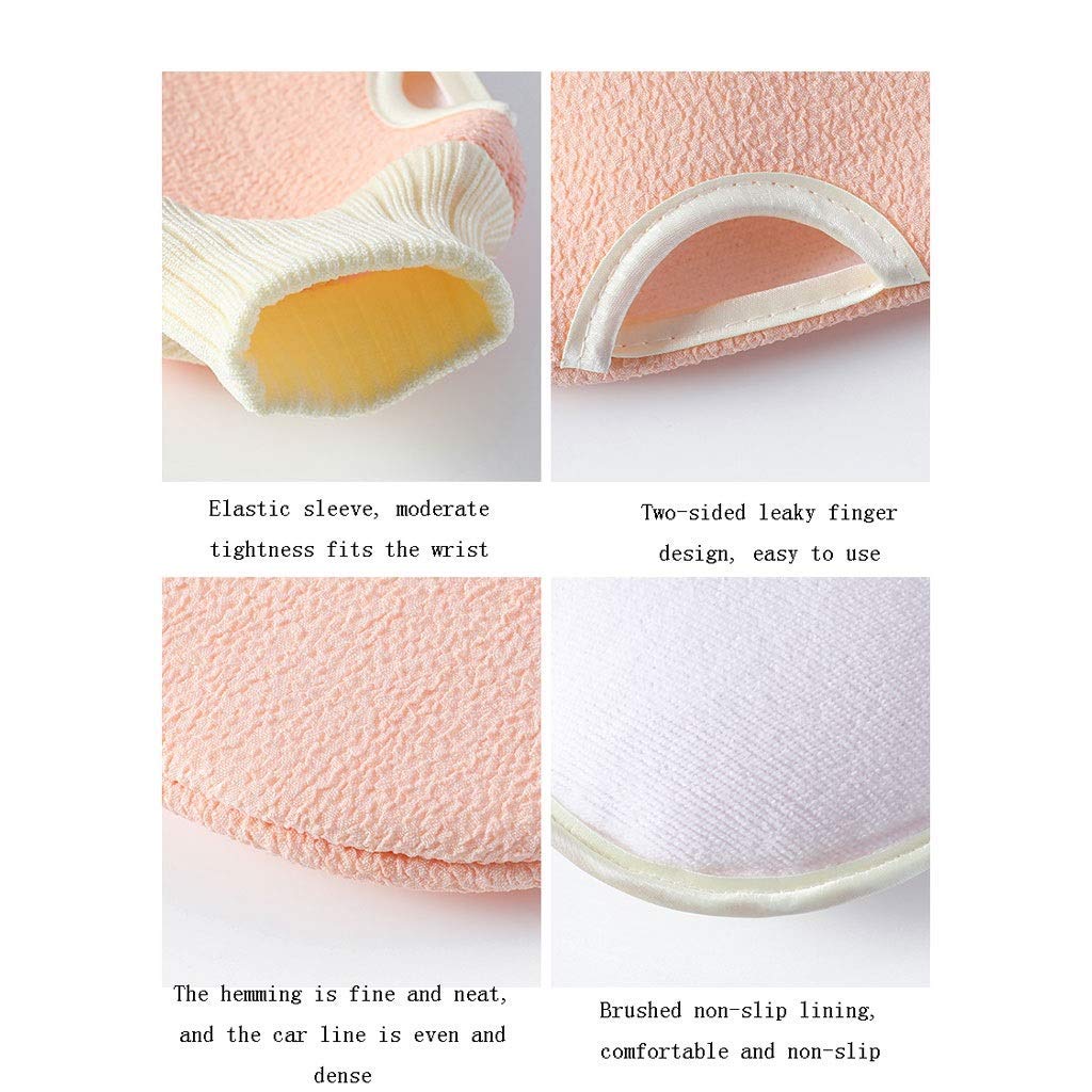 Exfoliating Bath Towel Set - Microabrasion Scrub Mitt for Deep Cleansing & Dead Skin Removal | Spa Quality Back Scrubber, Household Exfoliating Gloves | Perfect for Shower, Sauna & Body Care Routine