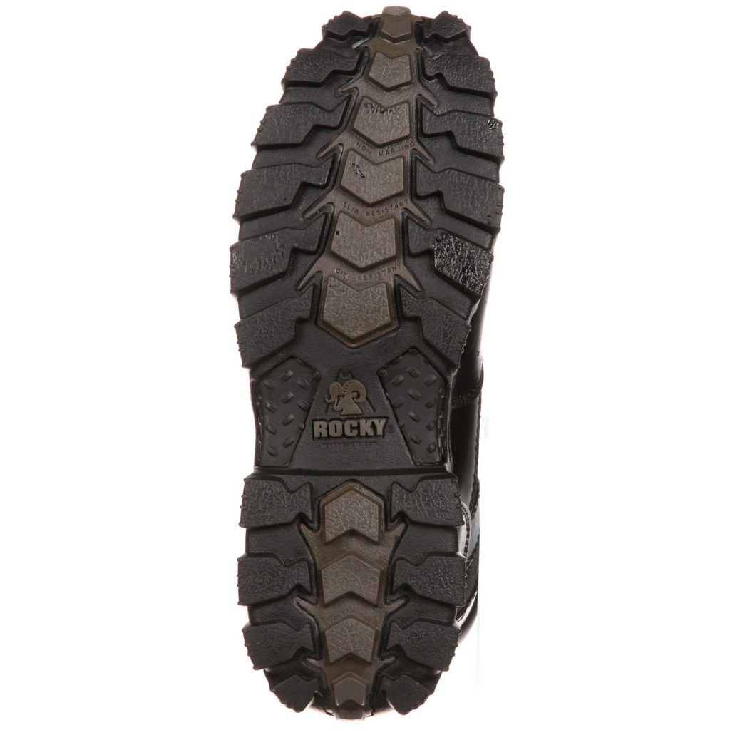 ROCKY Alpha Force Waterproof Tactical Boots for Men - Black Size 3 (ME) - Durable Work Boots for Police, Military & Outdoor Adventures - Waterproof Safety Footwear for Hiking, Construction & Emergency Services