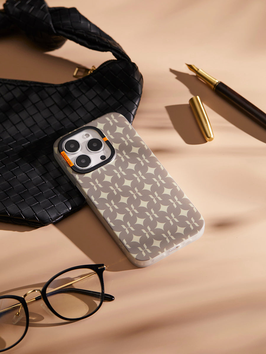 Premium Logo Case in Deep Champagne Gold - Elegant & Durable Phone Cover for iPhone & Samsung - Perfect for Work, Travel & Everyday Protection