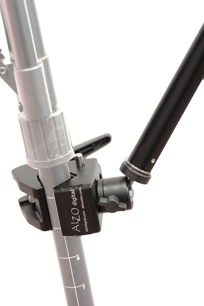 ALZO Universal Camera Slider Brace Support with Super Clamp - Professional DSLR Video Rig Stabilizer for Smooth Panning Shots - Perfect for Vlogging, Filmmaking, and Time-Lapse Photography