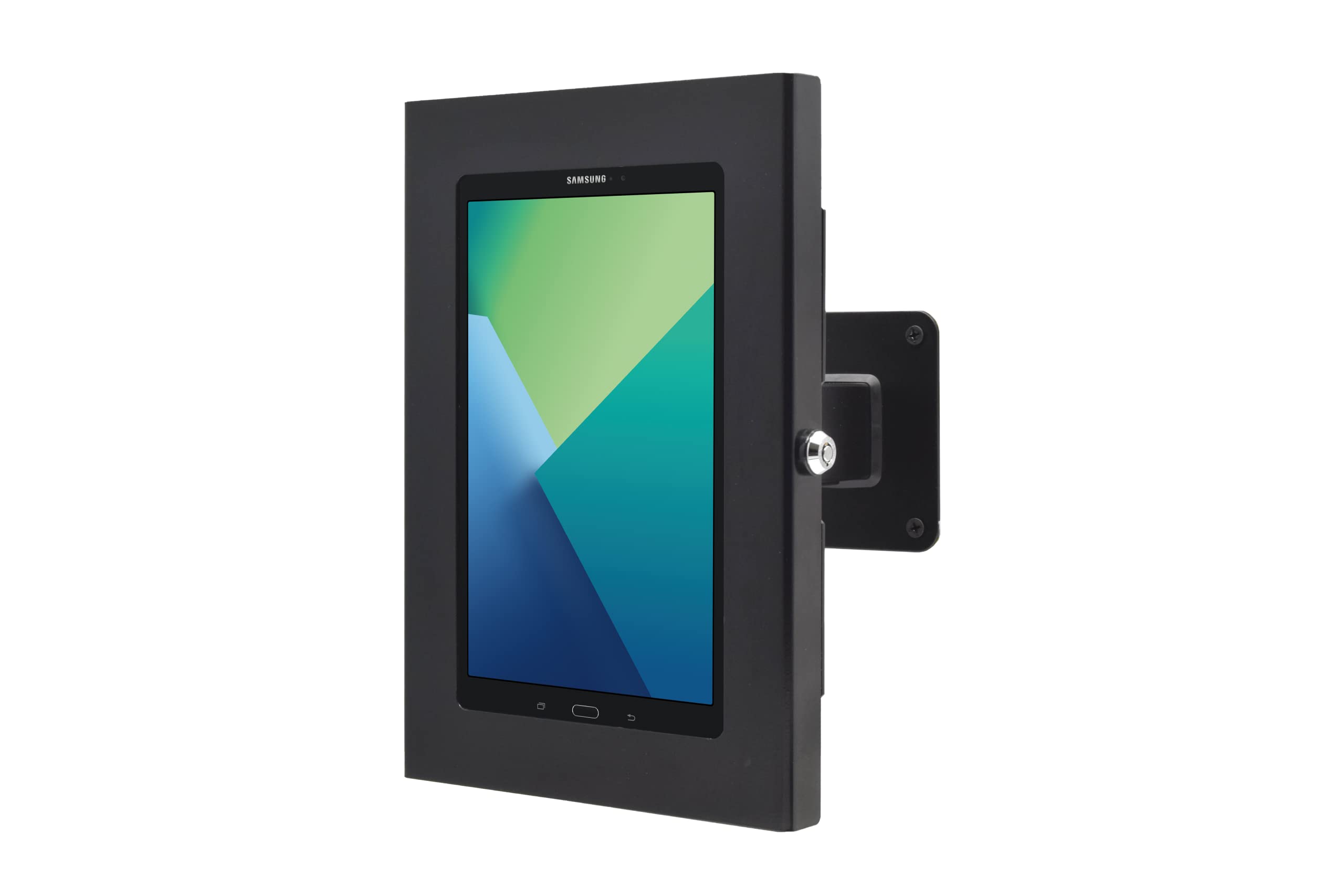 TABcare Anti-Theft Security Metal Case for Samsung Galaxy TAB A8 10.5 Inch - 360° Rotating Stand with 180° Tilt, Shockproof Protection (Black) | Perfect for Work, Travel & Home Use