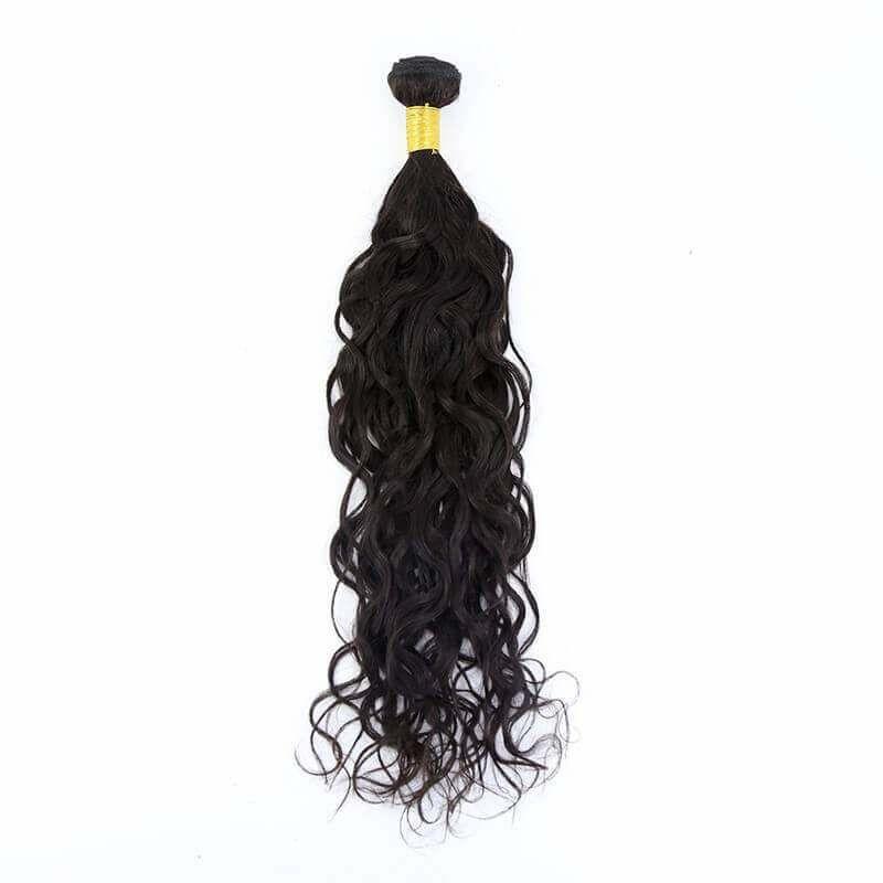 Natural Wave Bundle 28 (3.5 oz) - Premium Hair Extensions for Effortless Beach Waves & Volume - Perfect for Parties, Weddings & Everyday Glam