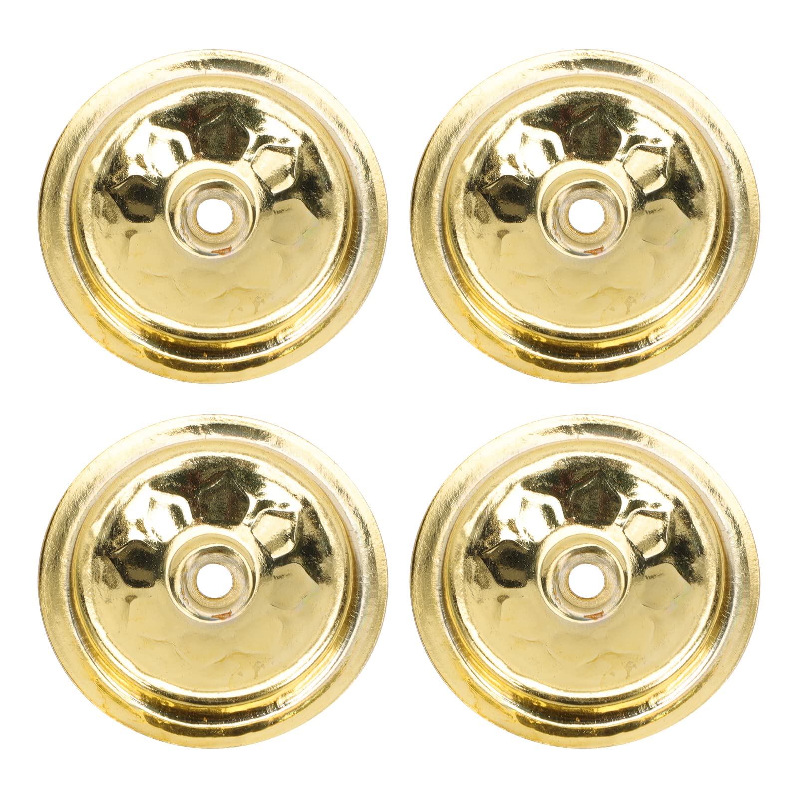 Ibasenice 4pcs Golden Butter Lamp Floating Holders - Decorative Oil Lamp Holders for Buddha Statue, Home Altar, Meditation & Spiritual Enshrinement Supplies - Perfect for Yoga Studios, Temples & Relaxation Spaces