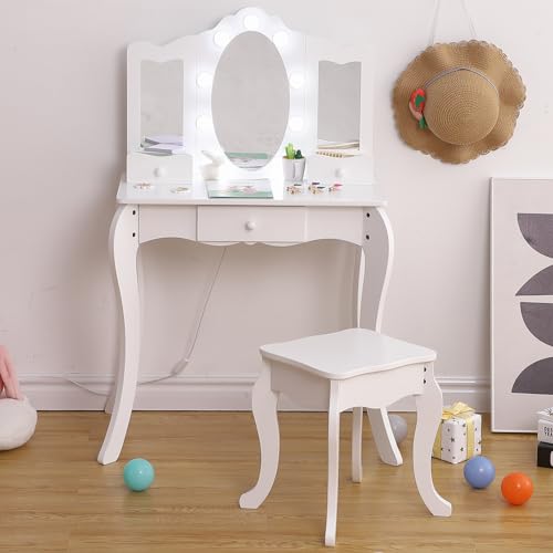 White With 3 Storage