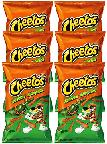 2-Pack of Cheetos Cheddar Jalapeño Crunchy Cheese Snacks - 8.5 Oz Each - Perfect for Parties, Movie Nights & Game Day Snacking