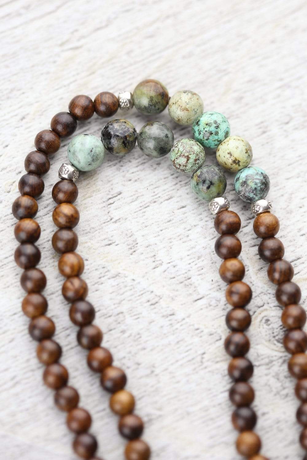 Growth and Nature Mala Beads - Authentic 108 Buddhist Meditation Prayer Necklace for Yoga, Mindfulness & Spiritual Healing | Perfect for Meditation, Stress Relief & Positive Energy