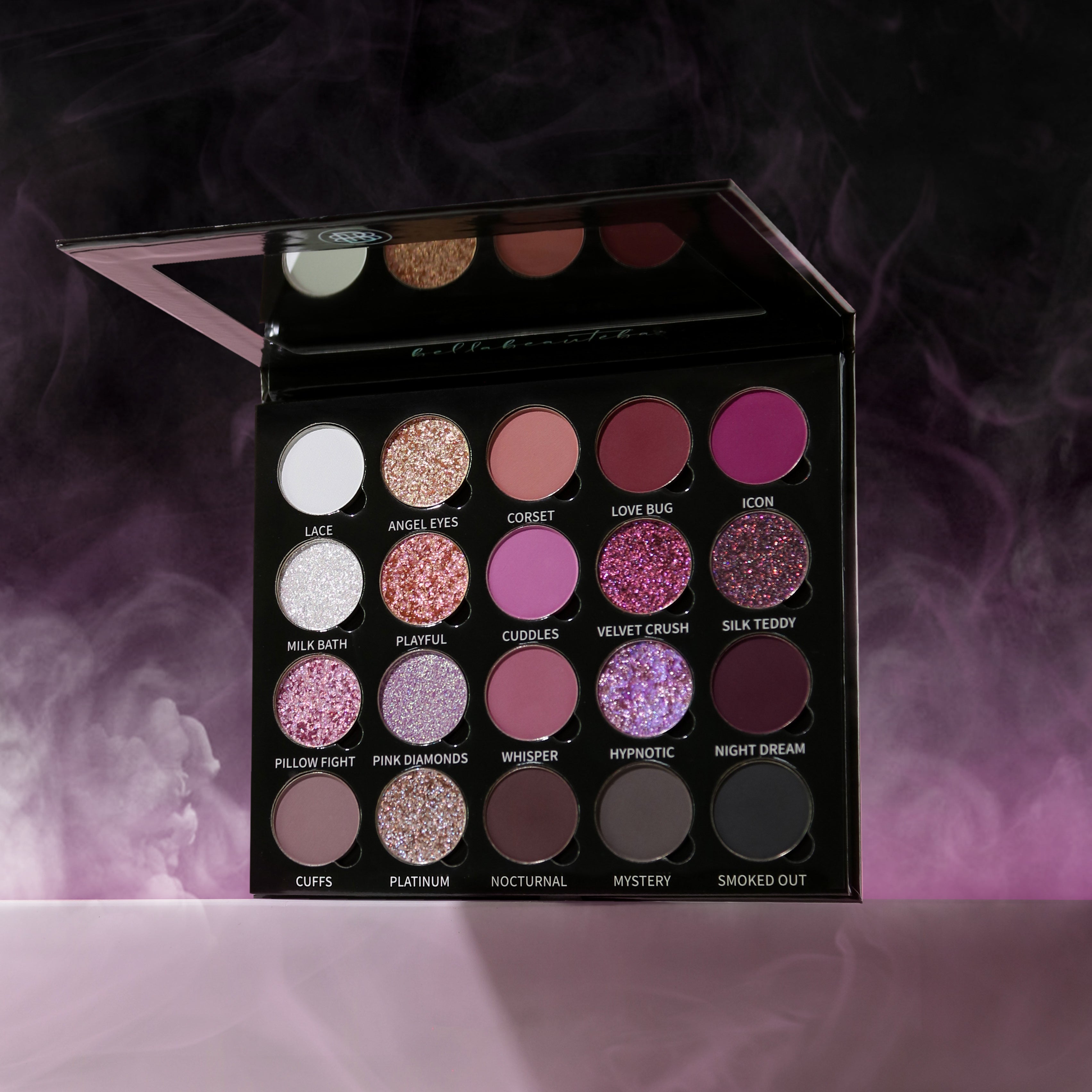 Smokey Glam Eyeshadow Palette - 12 Matte & Shimmer Shades for Sultry Eye Makeup | Vegan & Cruelty-Free | Perfect for Night Out, Date Night & Special Occasions