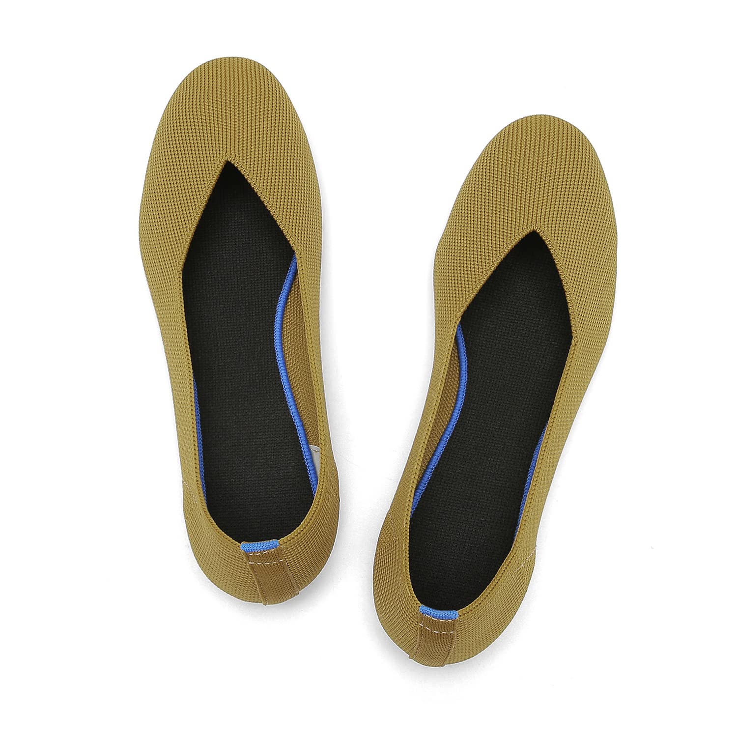 Women's Ballet Flats - Comfortable Knit Mesh Round Toe Shoes for Dressy & Casual Wear | Perfect for Office, Walking, Travel & Daily Outfits