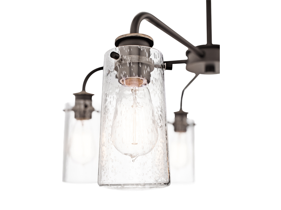 Braelyn Chandelier - Elegant Crystal Ceiling Light Fixture for Dining Room, Bedroom & Living Room Decor | Modern Home Lighting Solution
