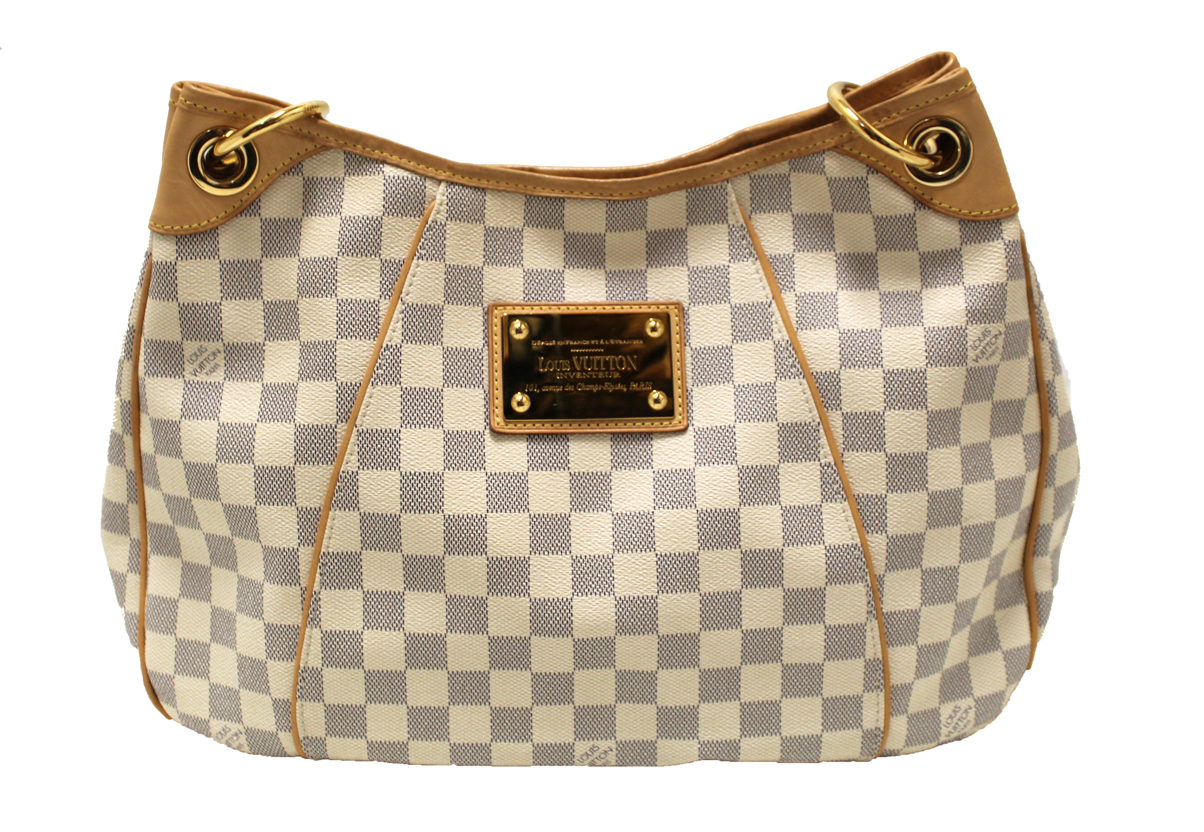 Authentic Louis Vuitton Damier Azur Galliera PM Shoulder Bag - Luxury Designer Handbag for Women, Perfect for Work, Travel & Everyday Use
