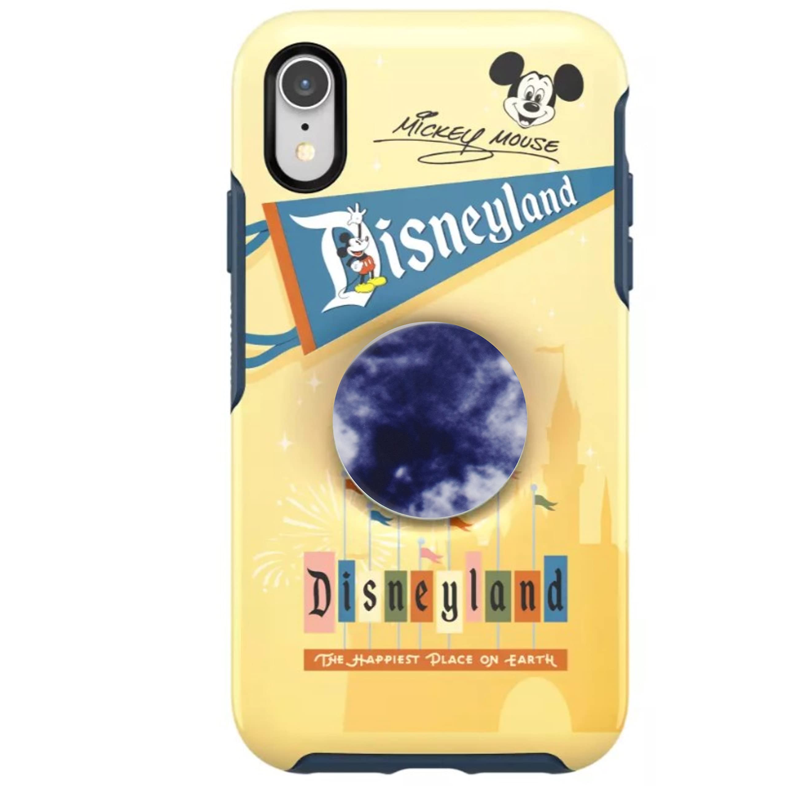 OtterBox Pop Walt Disneyland Protective Case for iPhone XR - Shockproof & Durable Phone Cover (Non-Retail Packaging) - Perfect for Disney Fans, Travel & Everyday Use