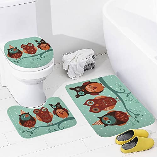 Christmas Winter Owls