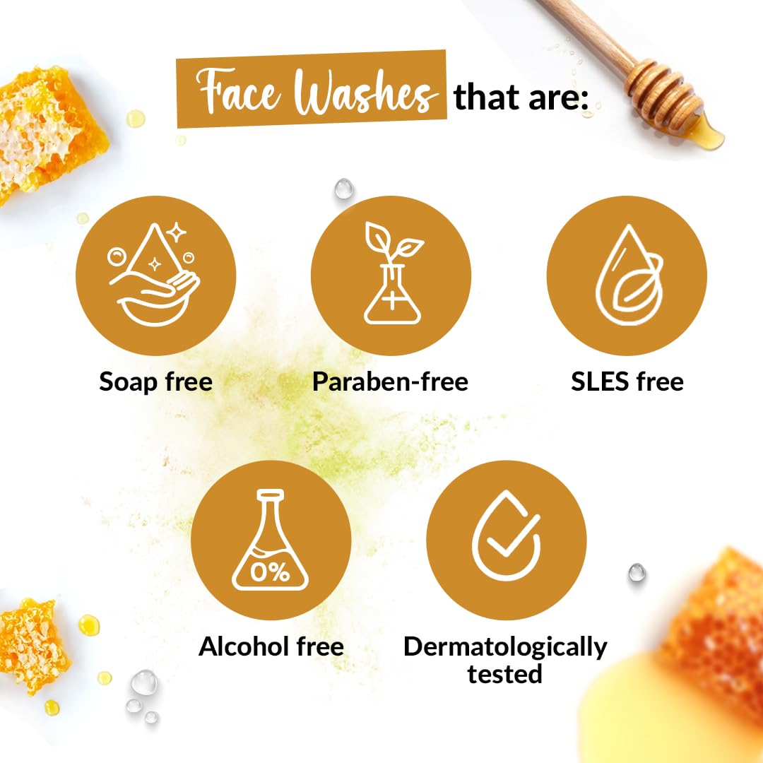 Medimix Ayurvedic Oil Clear Face Wash with Honey & Besan - 100ml (Pack of 2) for Youthful & Glowing Skin | Gentle Cleansing for Daily Skincare Routine