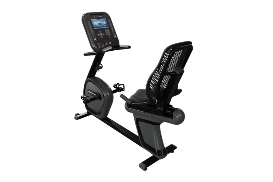 Star Trac 4 Series Recumbent Exercise Bike for Home Gym - Low Impact Cardio Workout Machine for Seniors & Rehabilitation
