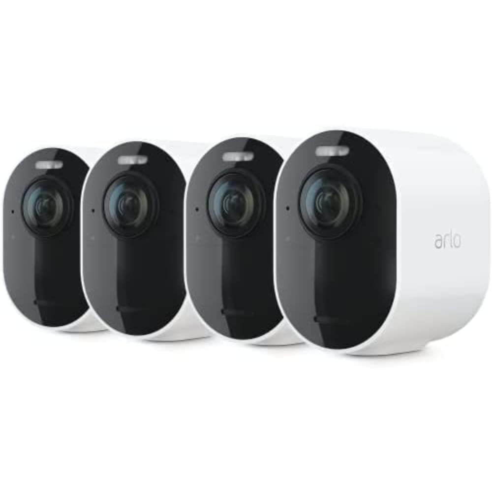 Arlo Ultra 2 Outdoor Security Camera - 4K Wireless Home CCTV System with 6-Month Battery Life | Includes Chime 2, Smart Alerts & Built-in Siren | Weatherproof for Garage, Yard & Front Door Protection