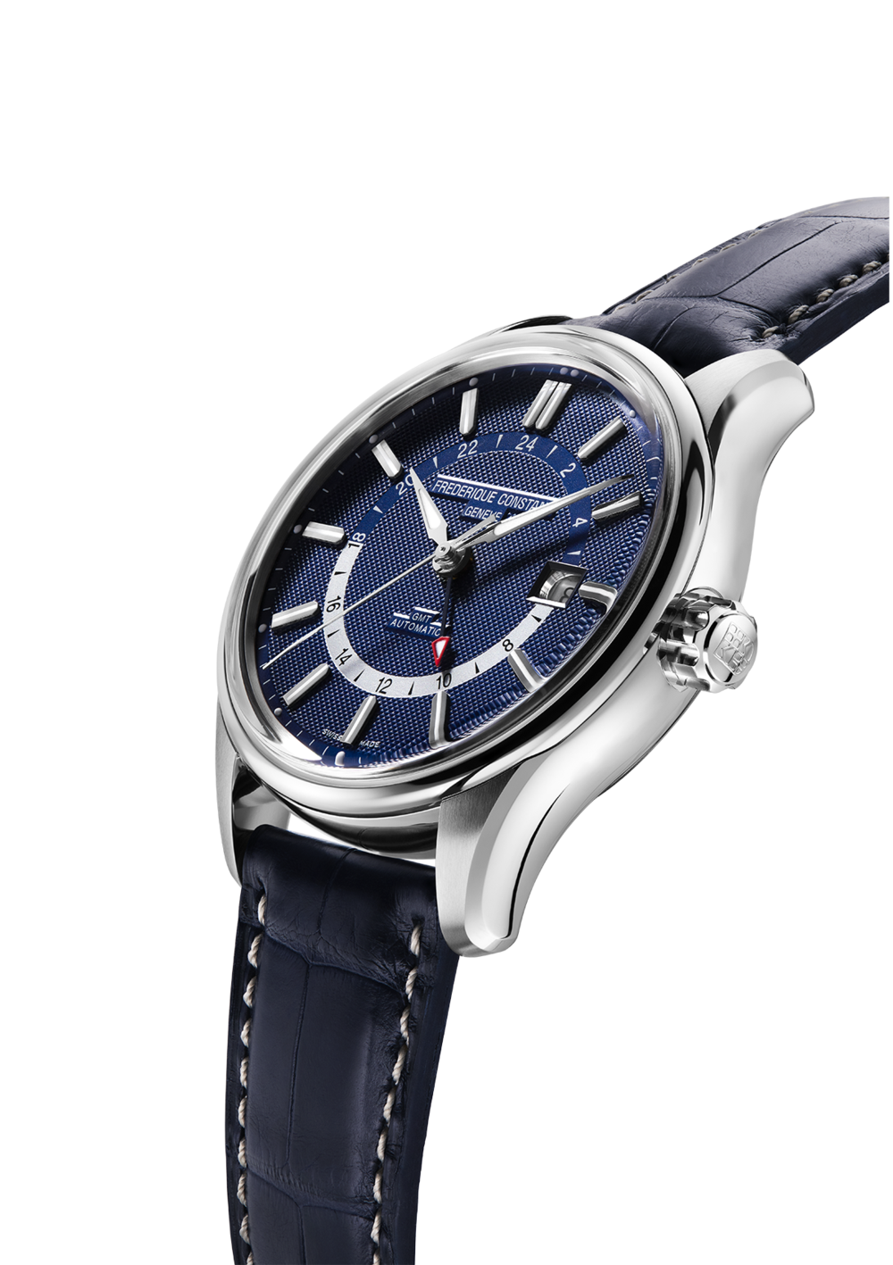 Frederique Constant Yacht Timer GMT Automatic Men's Watch FC-350NT4H6 - Luxury Nautical Timepiece for Sailing, Travel & Business