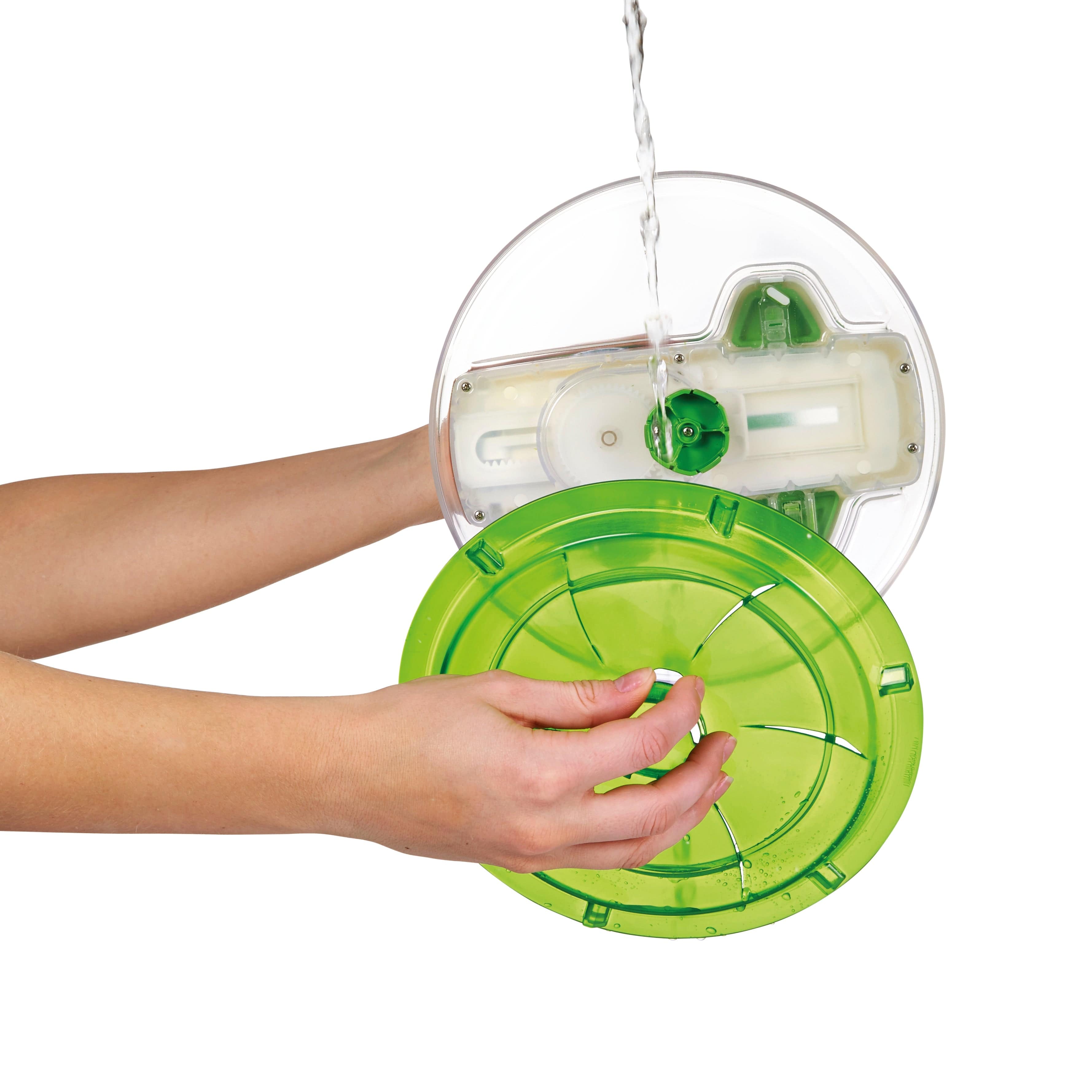 Zyliss Swift Dry Large Salad Spinner - 5.5 Quart BPA-Free Kitchen Tool for Greens, Herbs & Vegetables | Perfect for Meal Prep, Healthy Eating & Quick Drying After Washing