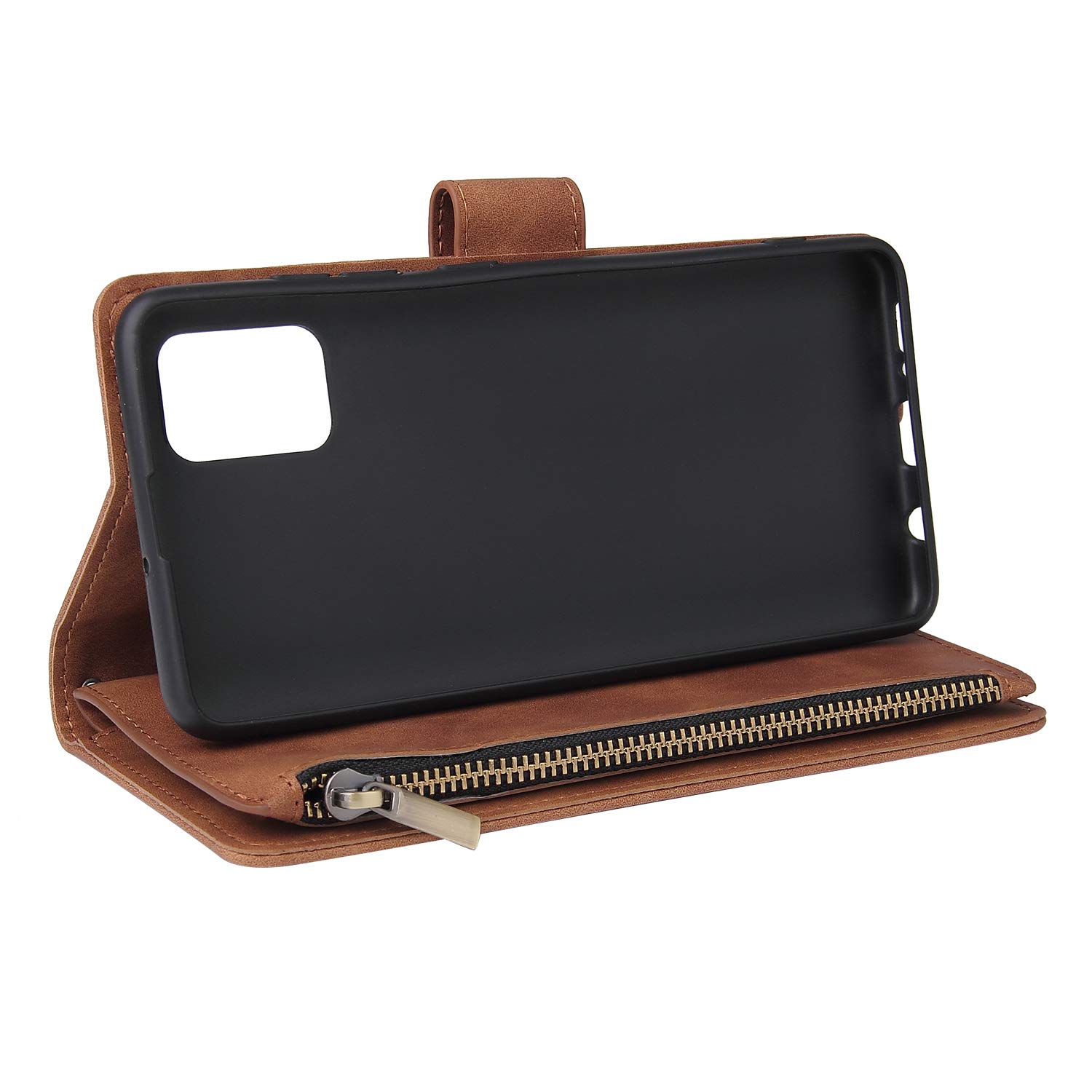 **Asuwish Samsung Galaxy A51 4G Wallet Case with Tempered Glass Screen Protector – Leather Flip Cover & Card Holder – Compatible with Galaxy A51, A515F, M40S (Brown) – Perfect for Work, Travel & Everyday Use**