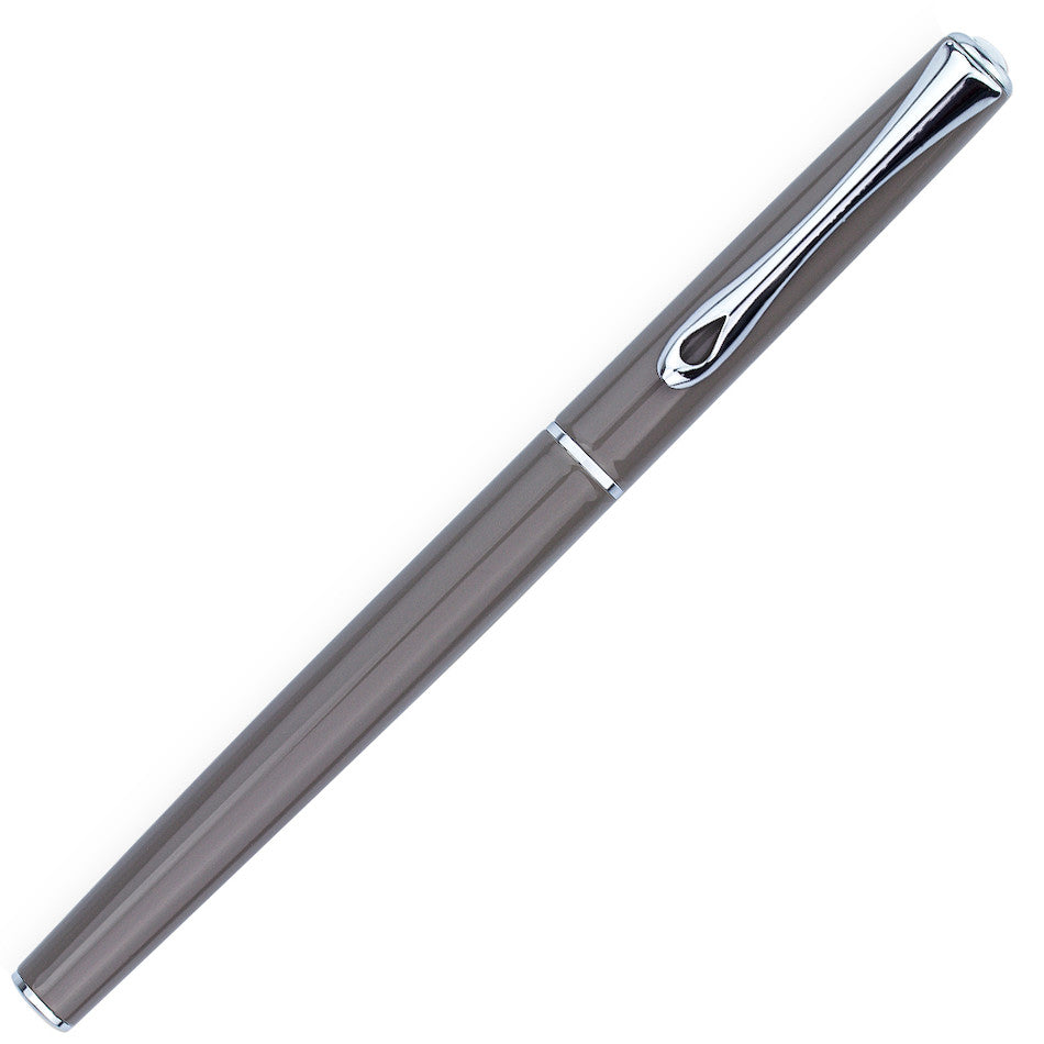 Diplomat Traveller Fountain Pen - Premium Taupe Grey Luxury Writing Instrument for Professionals & Students - Perfect for Office, School & Gift Giving