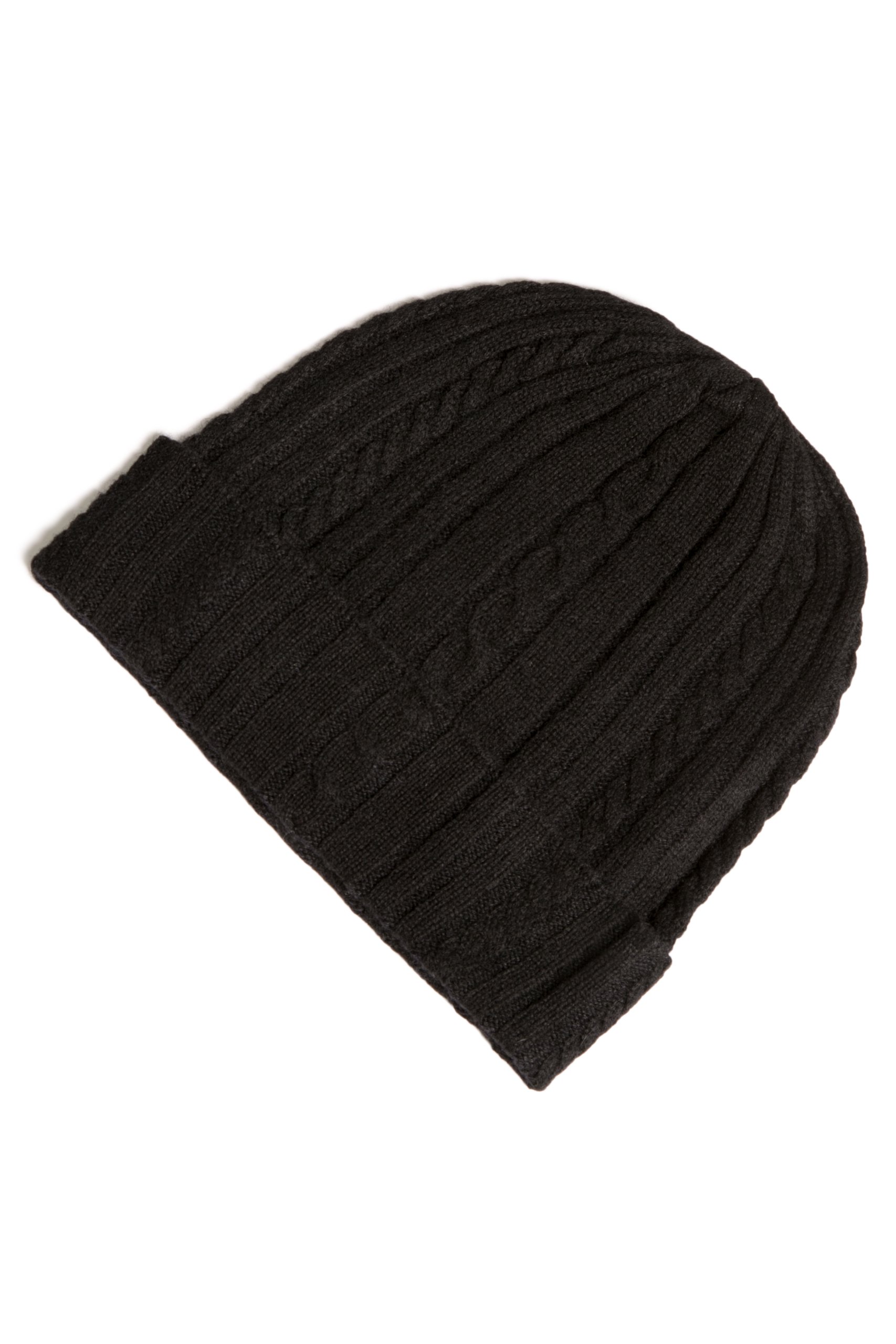 Fishers Finery 100% Pure Cashmere Cable Knit Winter Hat for Women & Men - Ultra Soft & Warm Beanie - Perfect for Cold Weather, Skiing & Outdoor Activities