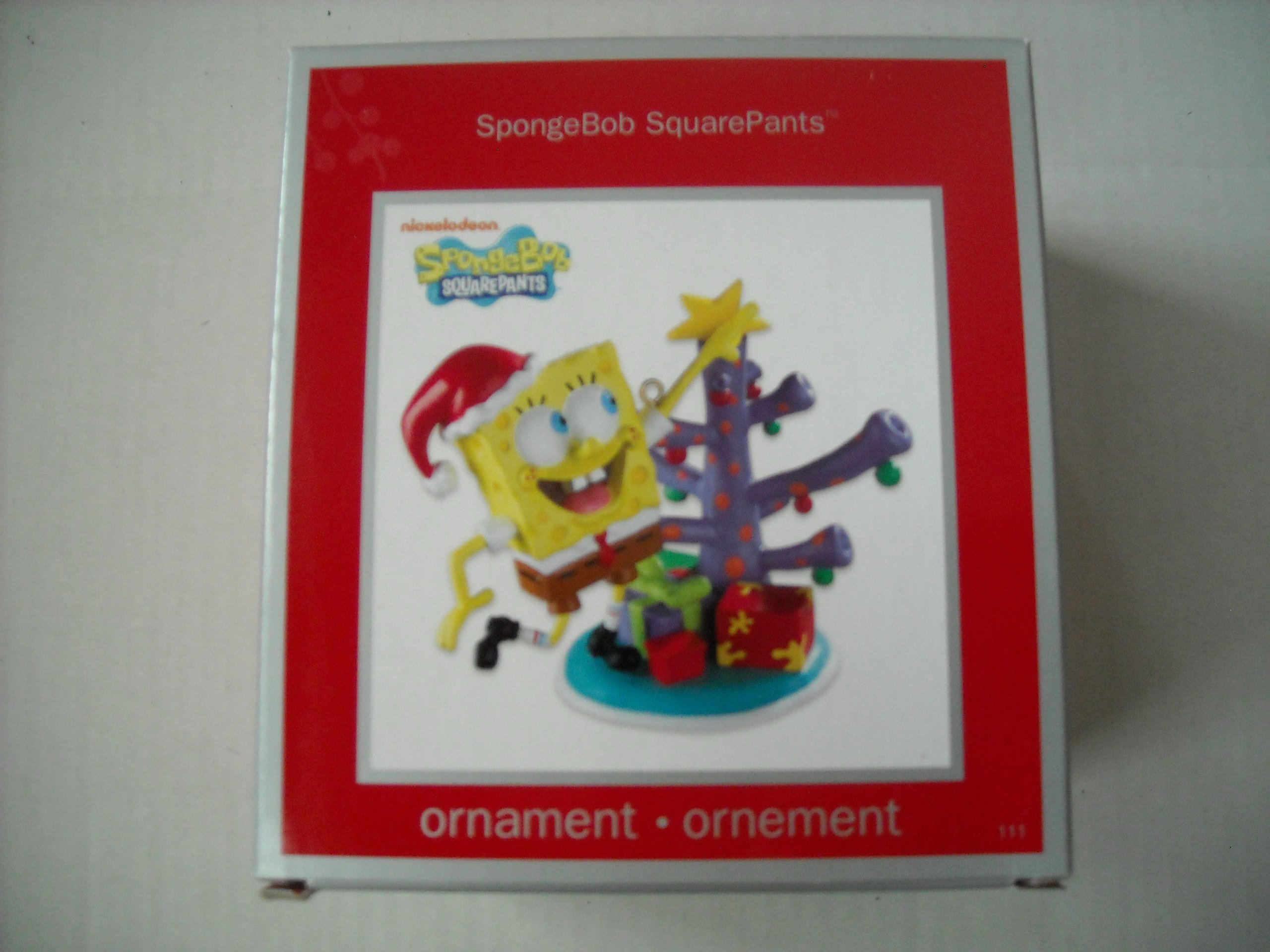 SpongeBob SquarePants Christmas Tree Ornament - 2010 Carlton Heirloom Collectible - Perfect for Holiday Decor, Gift Giving & Nickelodeon Fans