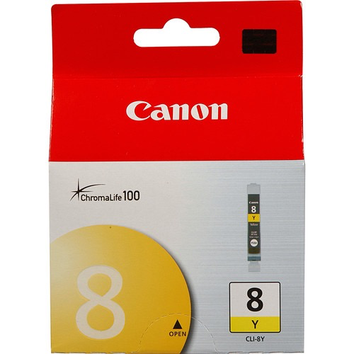 Canon CLI-8 Yellow Ink Cartridge - Compatible with Select Canon Printers | High-Quality Replacement Ink for Vibrant Prints | Perfect for Home, Office & Photo Printing