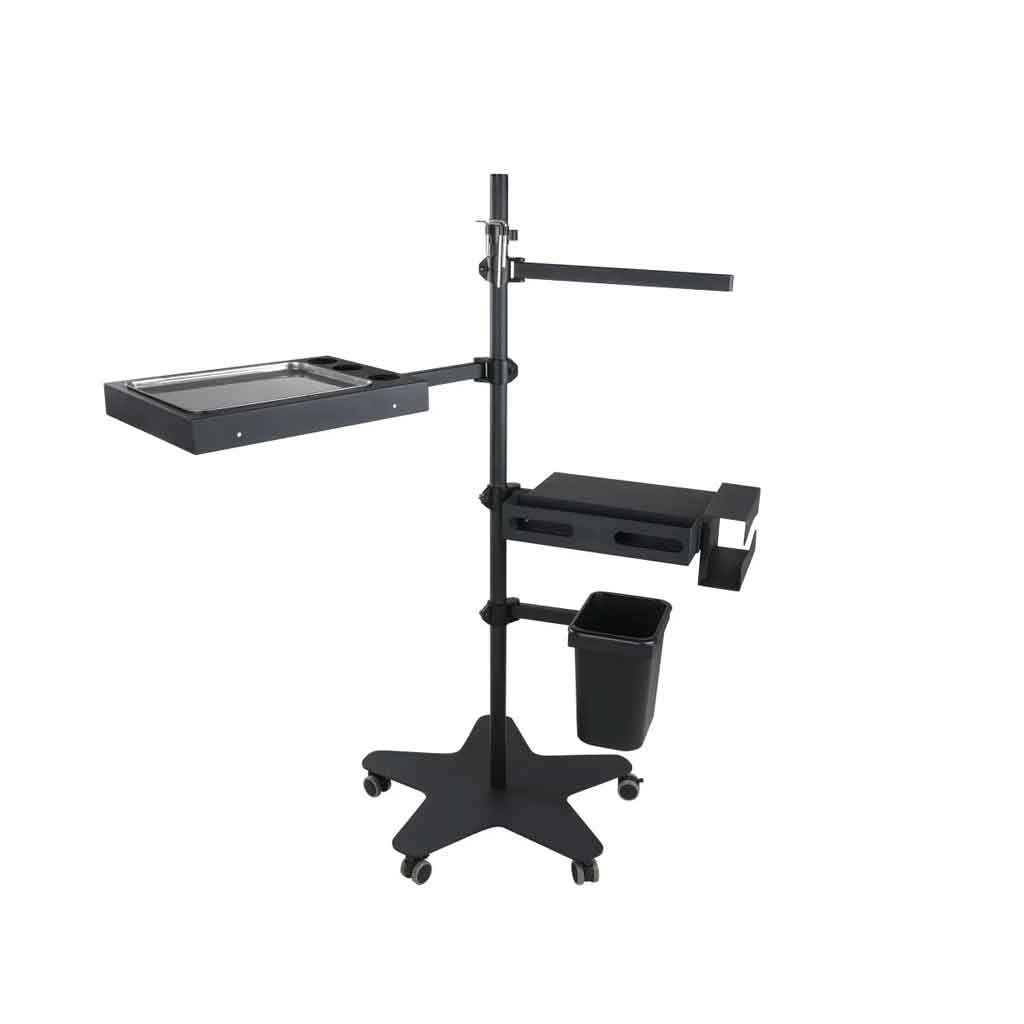 Fellowship Tattoo Workstation 3715 - Professional Tattoo Artist Table with Adjustable Height & Storage | Perfect for Tattoo Studios, Home Tattoo Parlors & Mobile Tattoo Services