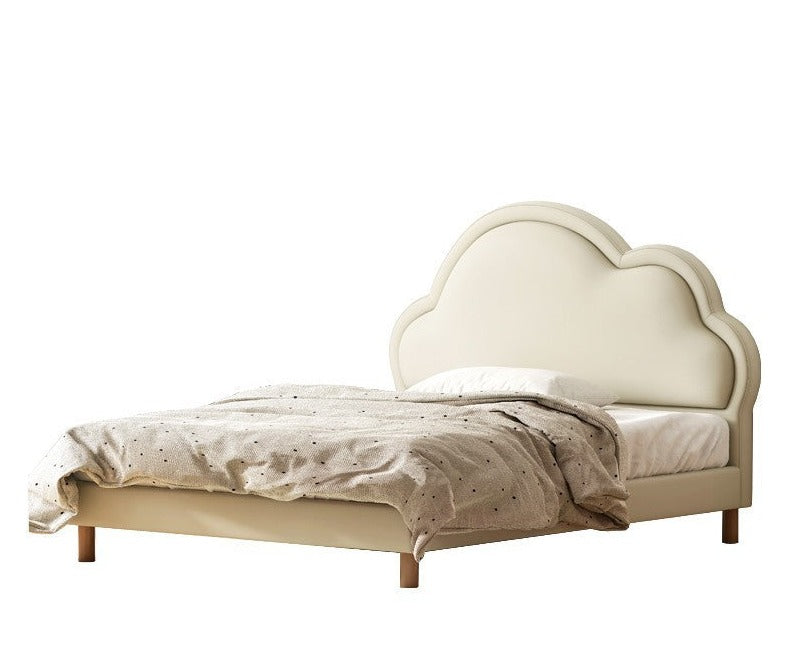 Organic Leather Kids Bed – Premium Handmade Toddler Bed for Safe & Comfortable Sleep – Perfect for Nursery, Bedroom & Daycare