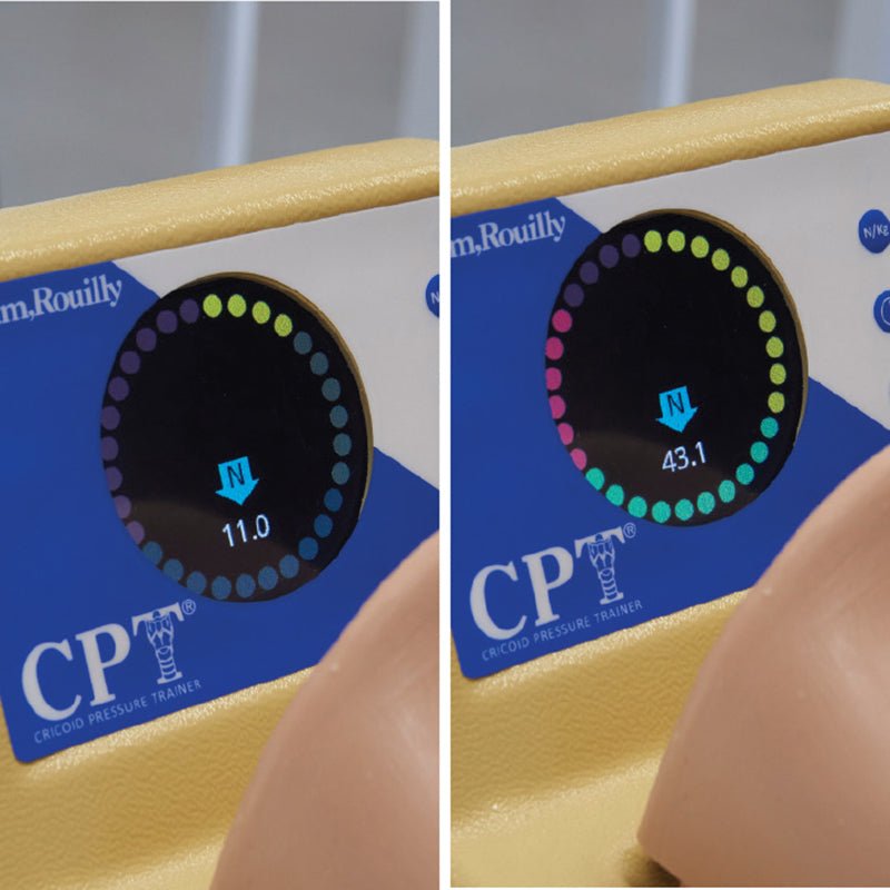 Digital Cricoid Pressure Trainer® - Medical Training Device for Airway Management & Anesthesia Practice - Perfect for EMTs, Nurses & Medical Students