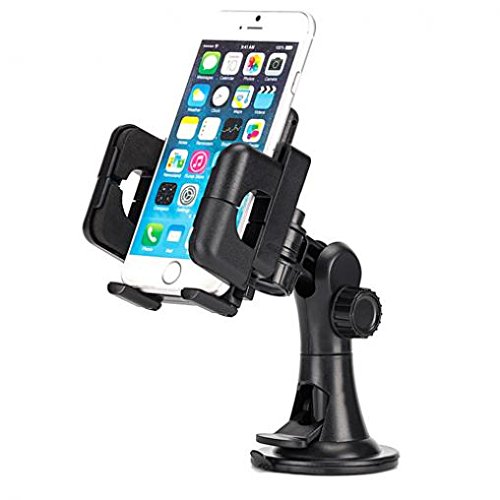 Universal Car Phone Mount for Motorola Moto Z4 - Adjustable Windshield & Dashboard Holder with 360° Swivel, Secure Suction Cup Stand | Perfect for GPS Navigation, Hands-Free Calling & Road Trips