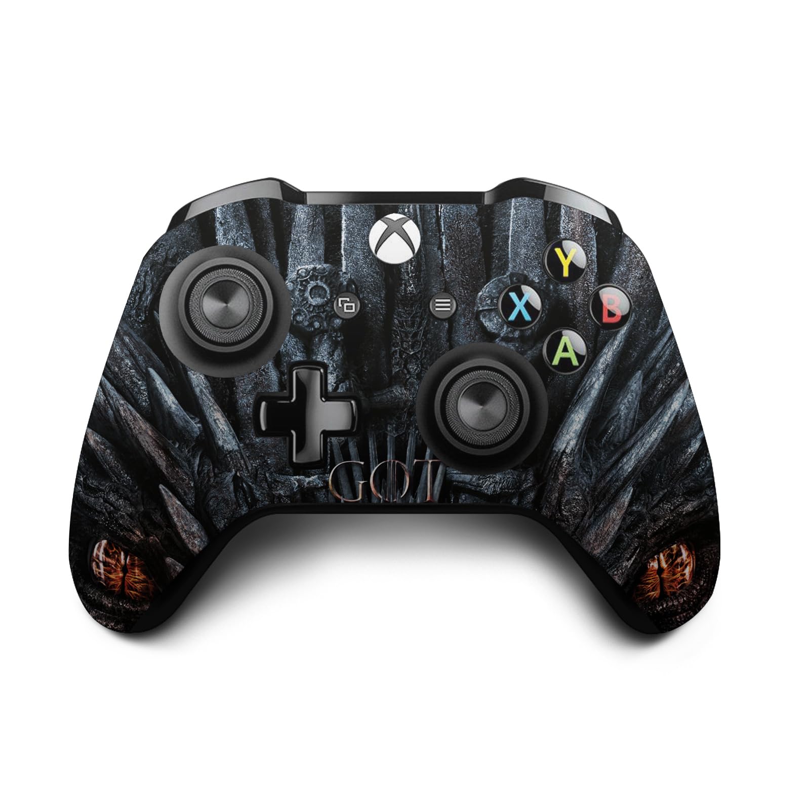 Official HBO Game of Thrones Jon Snow Iron Throne Vinyl Sticker Skin for Xbox One S Console & Controller - Gaming Accessories for GOT Fans - Perfect for Gaming Setups & Collectors