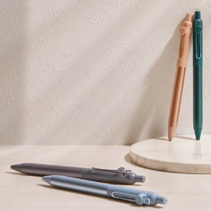 uni-ball ZENTO Flow Water-Based Ballpoint Pen - Smooth Writing Gel Pen for Office, School & Journaling - Premium Ink Pen by Mitsubishi Pencil