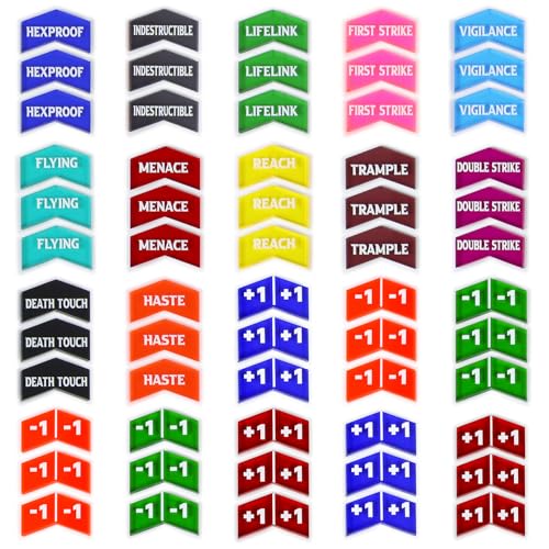 60pcs Mix Keyword & Stat Counters(colorful)