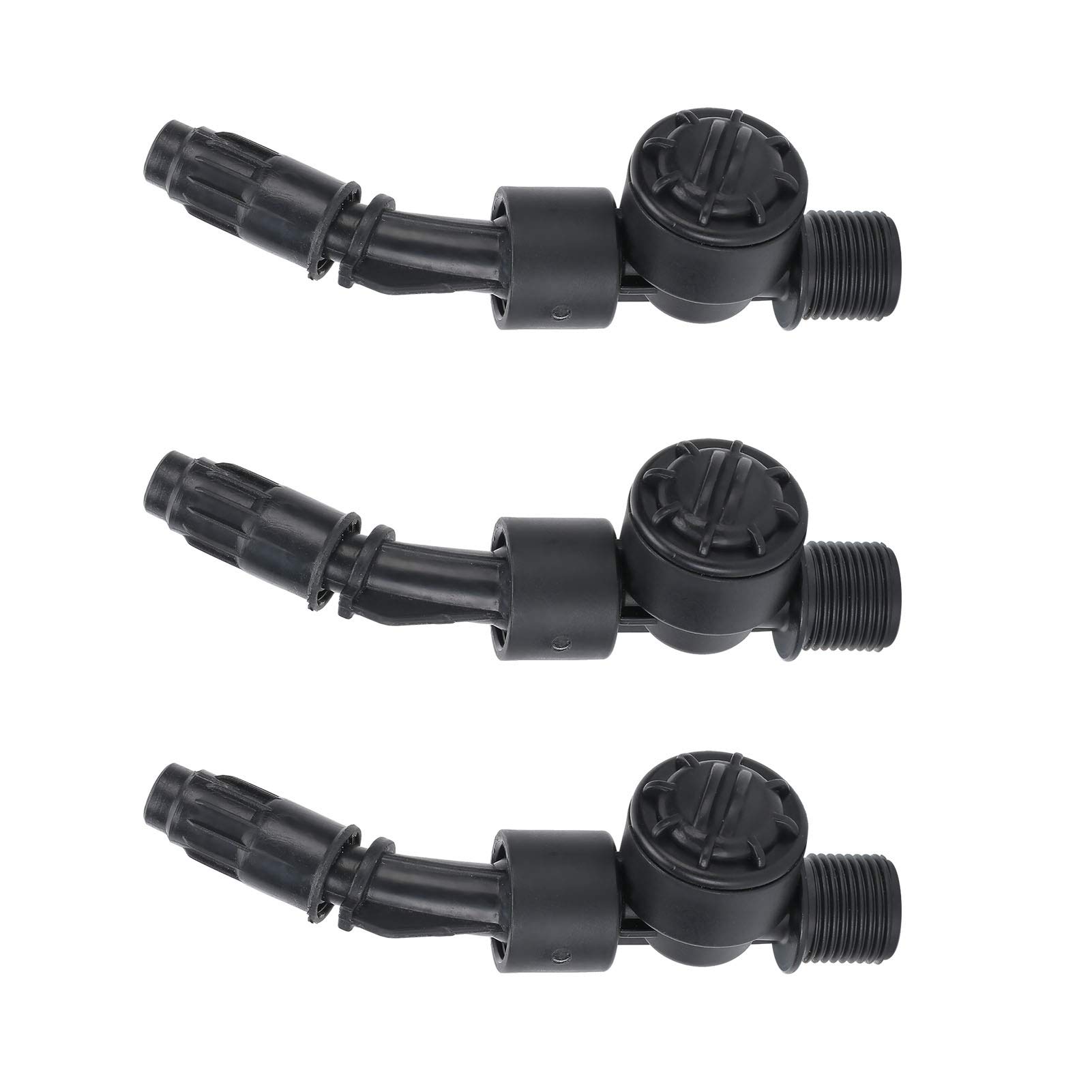 ASixxsix Hand Sprayer Nozzle - 3Pcs G3/8in Plastic Hose Nozzle for Water-Saving Garden Irrigation | Perfect for Lawn, Plants & Outdoor Cleaning