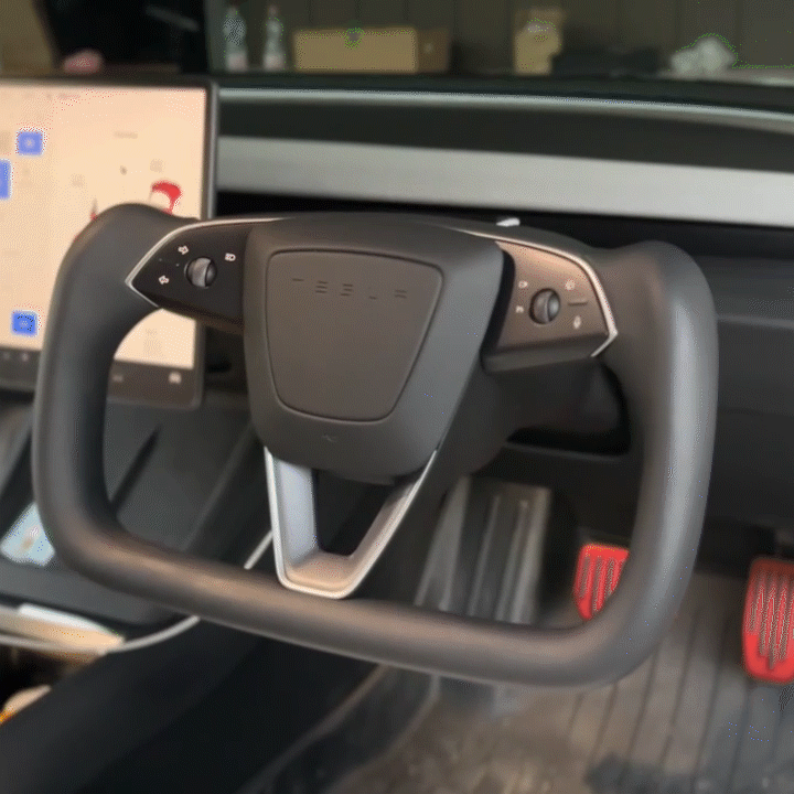 Tesla Model 3 Highland Yoke Steering Wheel - Inspired by Model X/S Yoke Design | Premium Replacement Steering Wheel for Tesla Model 3 | Perfect for Racing, Gaming & Enhanced Driving Experience