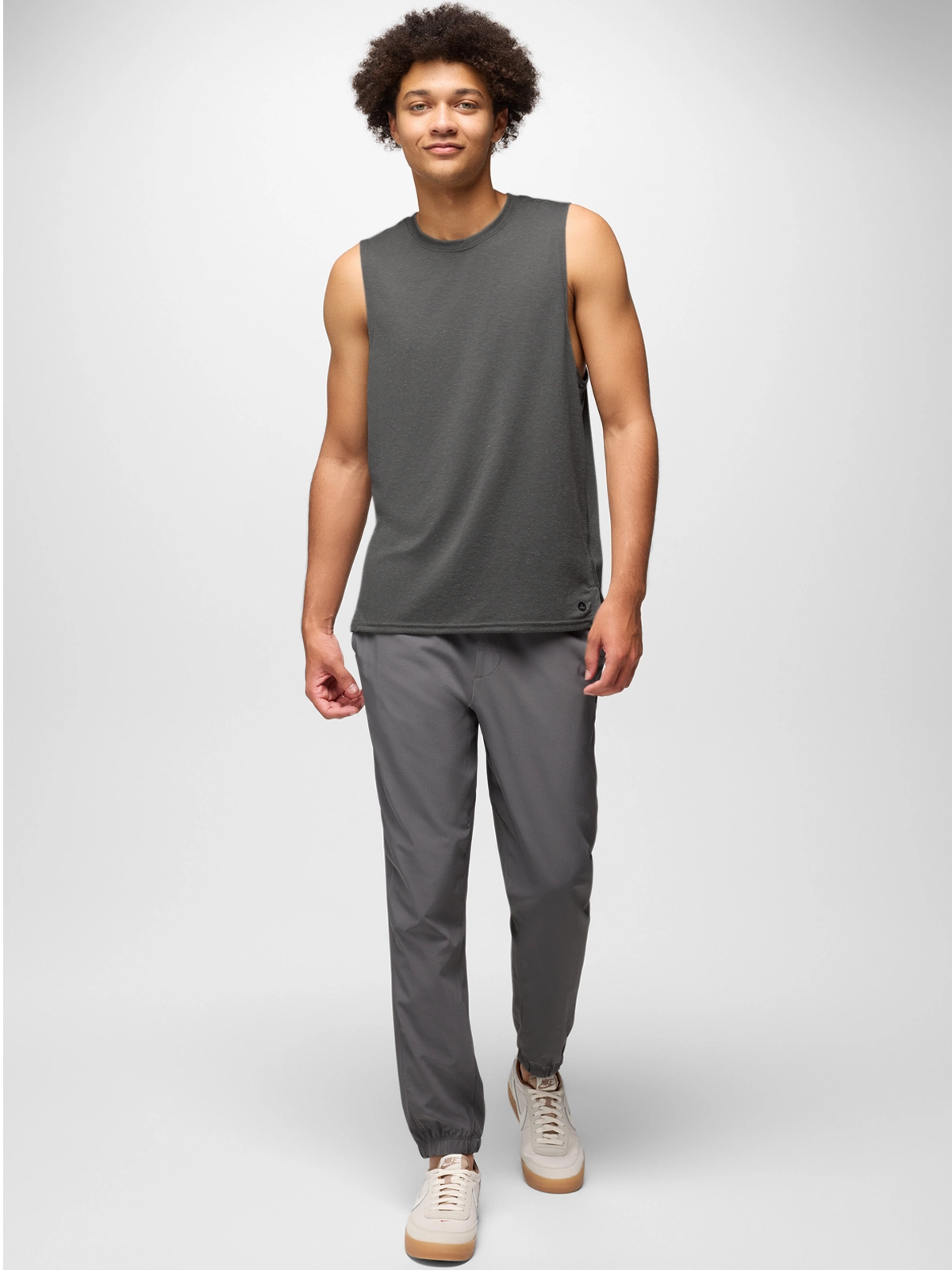 prAna Women's Natural Flow Tank Top - Thyme Green | Yoga, Hiking & Outdoor Activities | Breathable & Comfortable Activewear