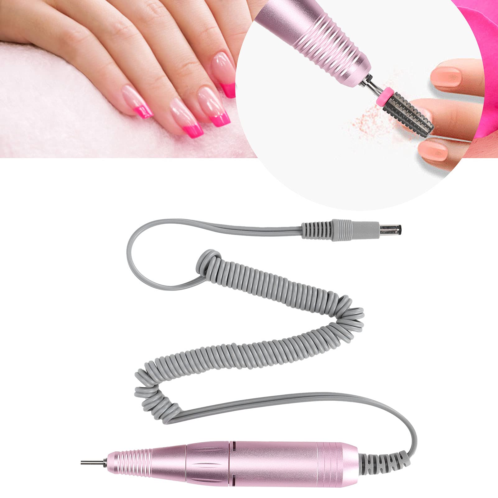 Professional Electric Nail Drill Handpiece - 35000 RPM Metal Grinding & Polishing Pen for Nail Art | Portable Nail Drill Machine for Salon & Home Manicure | Perfect for Acrylic Nails, Gel Polish & Nail Extensions