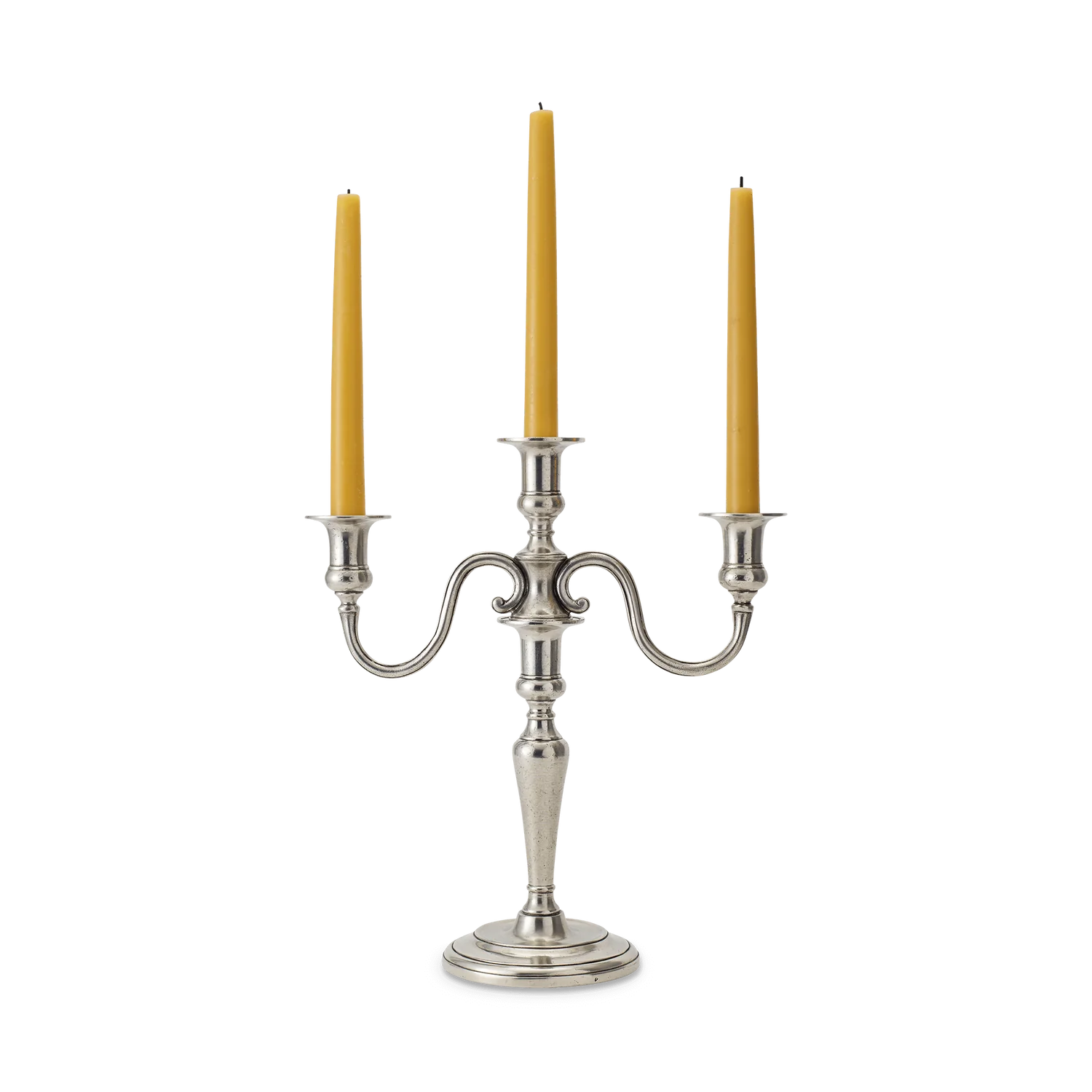 3 Flame Candelabra Arms - Elegant 3-Light Candle Holder for Dining Table, Wedding Centerpiece & Home Decor - Perfect for Romantic Dinners, Parties & Holiday Decorations